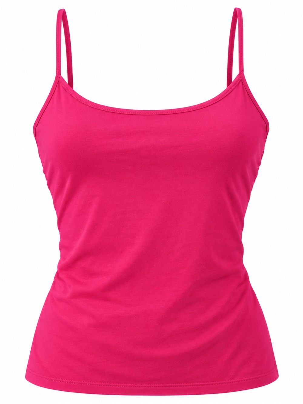 Subway Hot Pink Stretch Tank Top Y2K